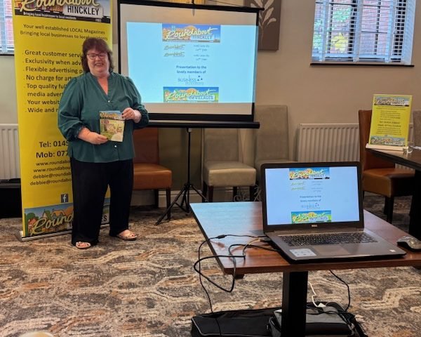 Another excellent meeting last Thursday morning of our BNSL business networking group 😀 It was Debbie Heron 🏆Multi Award winning magazine owner presentation and thanks to her for an interesting presentation about how her background, personal and business wise, and how she ended up in Hinckley having been brought up in Kent and why she is where she is today running her magazines business, which she set up 16 years ago. She recovered well when it wasn't helped by the projector failing halfway through so everyone had to group round her laptop 😀 Thanks and well done Debbie Heron 🏆Multi Award winning magazine owner 😀 Here is a photo from it and thanks as always to Martin Ingram for it 😀