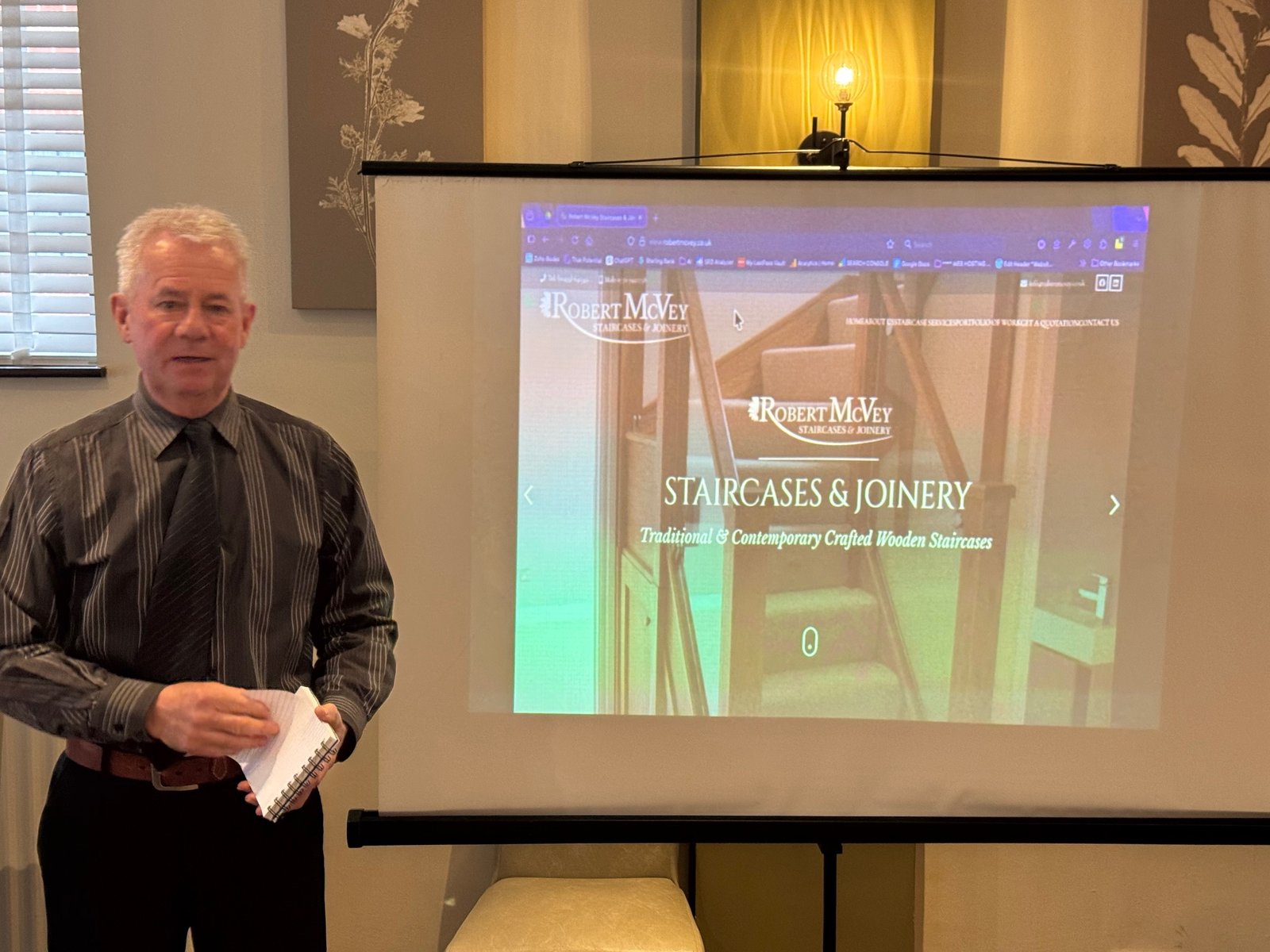 A Fun Staircase Quiz from Robert McVey at Business Networking South Leicestershire