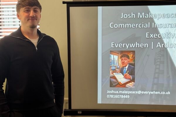 Josh Makepeace Cert CII of Everywhen (The Ardonagh Group) delivered an insightful BNSL presentation covering commercial insurance, underinsurance risks, rebuild valuations and advice-led business protection solutions.