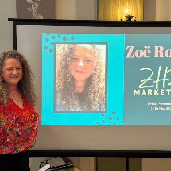 Zoë Roddis of ZHR Marketing Delivers Practical Marketing Presentation at BNSL