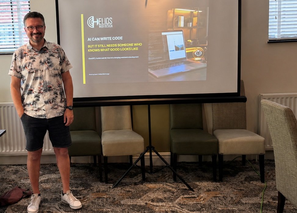 10 Minute Presentation: Martin Ingram on AI and Website Development | BNSL