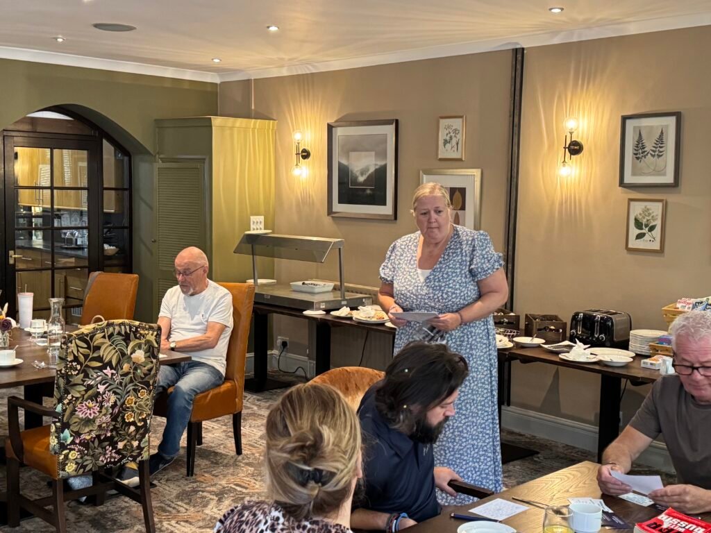 Clare McCabe of Purple Star Design turned her BNSL presentation into Graphic Design Bingo, demonstrating the huge variety of ways professional design helps businesses.
