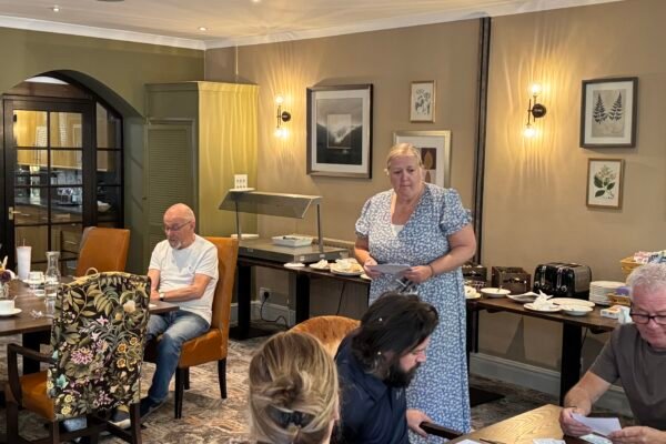 Clare McCabe of Purple Star Design turned her BNSL presentation into Graphic Design Bingo, demonstrating the huge variety of ways professional design helps businesses.