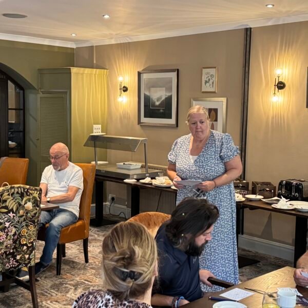 Clare McCabe of Purple Star Design turned her BNSL presentation into Graphic Design Bingo, demonstrating the huge variety of ways professional design helps businesses.