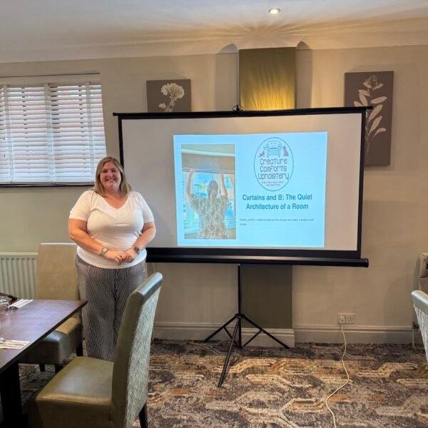 10-Minute Presentation Recap: Helen Davis of Creature Comforts Upholstery